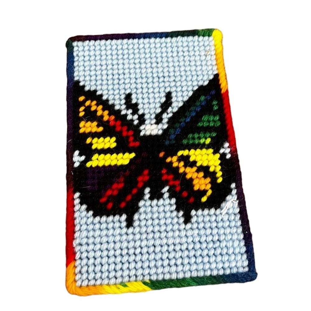 Handmade Rainbow Butterfly Notepad Grocery List
